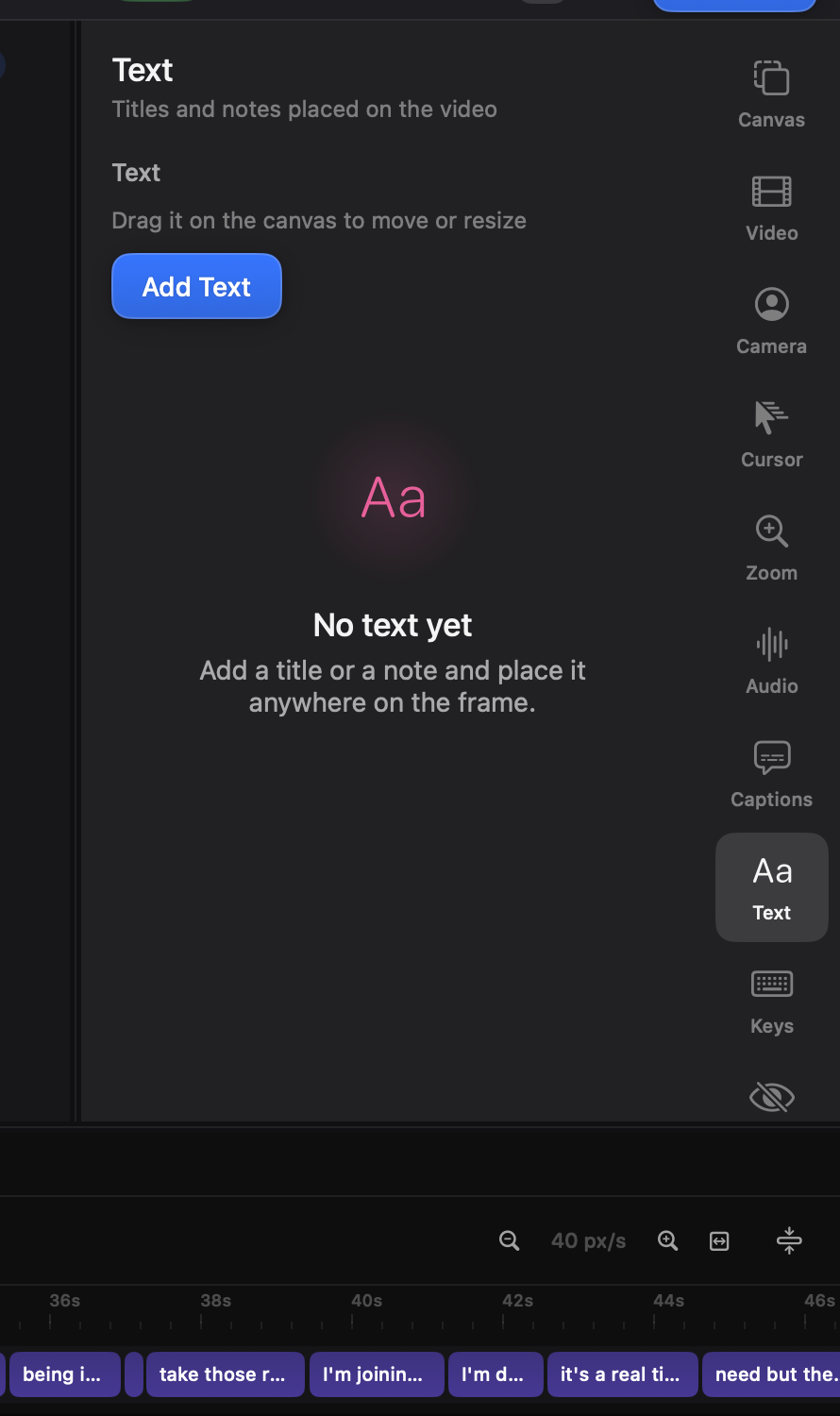 The Annotate tab.